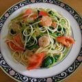 ちせ1212's cooksnap of when they made エビとホウレン草とトマトの塩味パスタ.