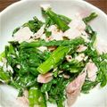 まめぐると's cooksnap of when they made 春菊のツナマヨサラダ.