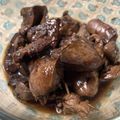 L_Leaf's cooksnap of when they made 鶏レバーのウスターソース煮.
