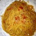 Chet's cooksnap of when they made ほうれん草と海老のトマトクリームパスタ.