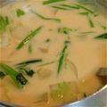 meｇ32's cooksnap of when they made 体ぽかぽか。白菜ときのこの豆乳味噌汁.