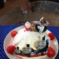 reohyuママ's cooksnap of when they made 2歳児たちの☆クリスマスケーキ♪.