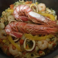 まめっこつぶ's cooksnap of when they made 炊飯器で作る簡単で美味しいパエリア.