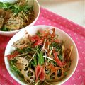 なおなお１０２２'s cooksnap of when they made カリカリじゃことレンコンのサラダ.
