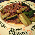戦うコックサン's cooksnap of when they made きゅうりと牛挽肉の炒め物.