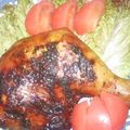 ひっつじー's cooksnap of when they made 焼き肉のたれでクリスマスチキン.