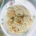 sachi1229's cooksnap of when they made ♡シーフードのクリームパスタ♡.