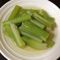 ポメちょん's cooksnap of when they made ふき煮にみたいなセロリの昆布茶煮.