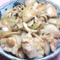 あかんＣＯ's cooksnap of when they made ☆鶏とｼﾒｼﾞnoﾆﾝﾆｸﾊﾞﾀｰ醤油☆.