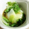 もりおおお's cooksnap of when they made 白菜のおひたし＋あんかけ.