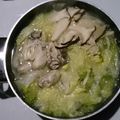 いきゅ～'s cooksnap of when they made あっさり牡蠣鍋(o^－^o).