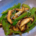 wave0073's cooksnap of when they made 簡単★ピーマンと椎茸とじゃこの炒め物.