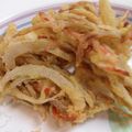 みどふぁどベシ's cooksnap of when they made 残り物が大変身！キンピラごぼうの天ぷら☆.