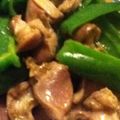 VanDyke's cooksnap of when they made ＊５分でおつまみ*＊砂ずりのピーマン炒め.