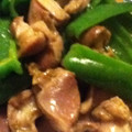 VanDyke's cooksnap of when they made ＊５分でおつまみ*＊砂ずりのピーマン炒め.