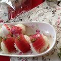 あかぷり's cooksnap of when they made お刺身パックｄｅお手軽手毬寿司.