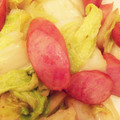 のんsummer's cooksnap of when they made 白菜とウインナーの炒め物.