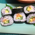 cherryさん's cooksnap of when they made ゆかりと胡麻の海苔巻き.