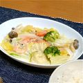 tomy1129's cooksnap of when they made サーモンと白菜のクリーム煮.