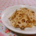 赤い電話's cooksnap of when they made 子供も大好き☆パリパリれんこんチップス.
