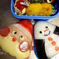 まじんがーぼぶ's cooksnap of when they made コートを着たスノーマン☆キャラ弁にも！.
