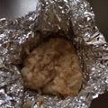 yokof46578's cooksnap of when they made 天かすdeタヌキにぎり.