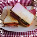 ☆ポメ☆'s cooksnap of when they made ベーコン、トマト、卵のサンドイッチ.