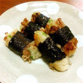 マナミソ's cooksnap of when they made もちもち！！れんこんの海苔巻き揚げ♪.