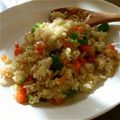 38みつばち's cooksnap of when they made 残りゴハンでエビピラフ.