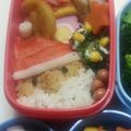 ユリゴン's cooksnap of when they made サンタさんのクリスマス弁当.