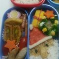 ユリゴン's cooksnap of when they made サンタさんのクリスマス弁当.