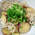 か～じゅま's cooksnap of when they made 蓮根とさつま芋のジャコ炒め.