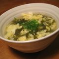 ぎまーる's cooksnap of when they made 卵と高菜のスープ.