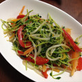 ﾊﾀﾊﾀ's cooksnap of when they made 安くて！簡単！豆苗ともやしの炒め物★.