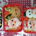 トロロント's cooksnap of when they made サンタおにぎりでクリスマス弁当.