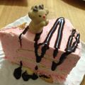 ばむむ's cooksnap of when they made カンタン♪いちごのアイスケーキ☆.