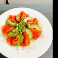 りん＊りん＊'s cooksnap of when they made サーモンとアボカドのカルパッチョ.