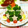 ジュリネ☆'s cooksnap of when they made クリスマス★ブロッコリーツリーサラダ★.