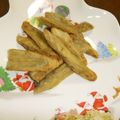 たいちまん's cooksnap of when they made スパイシーごぼう揚げ♪.