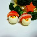 ここめそ's cooksnap of when they made うずらでサンタクロース★パーティーにも★.
