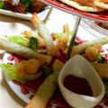 YUN♡TEN's cooksnap of when they made 【簡単】海老とバジルのカレー風味春巻き.