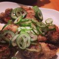 てすてぃー's cooksnap of when they made いつもと違う餃子みたいな食感の牡蠣ソテー.