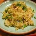 時花菜's cooksnap of when they made 水菜と小えびの梅チャーハン.