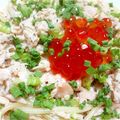 hihinn's cooksnap of when they made 和えるだけ～鮭といくらのクリームパスタ.