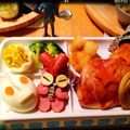 だいそん's cooksnap of when they made ゆで卵deウルトラマン（キャラ弁）.