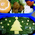 meg♡lion's cooksnap of when they made 簡単✿ホワイトクリスマスなお弁当✿のり弁.
