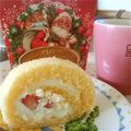 いちご♡マシュマロ's cooksnap of when they made ロールケーキ☆いちご☆.