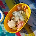 Maeryo0325's cooksnap of when they made キャラ弁★ﾙｲｰｼﾞ(о´∀`о).