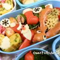 オムツ番長's cooksnap of when they made 簡単！ウィンナーの飾り切りサンタクロース.