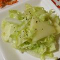 ぶるーべりー☆'s cooksnap of when they made ＊白菜とりんごのサラダ＊.